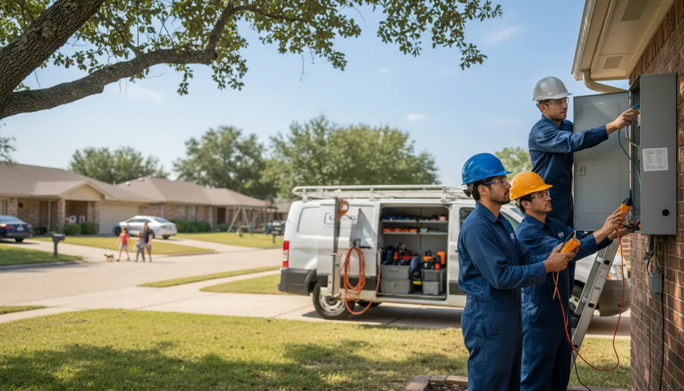 Certified electrician providing emergency electrical services in College, AK